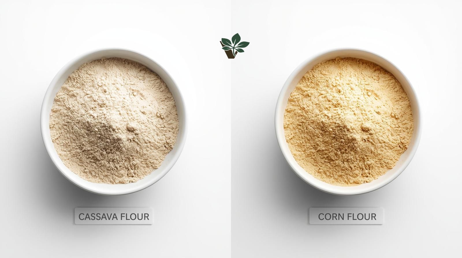 Cassava flour vs corn flour