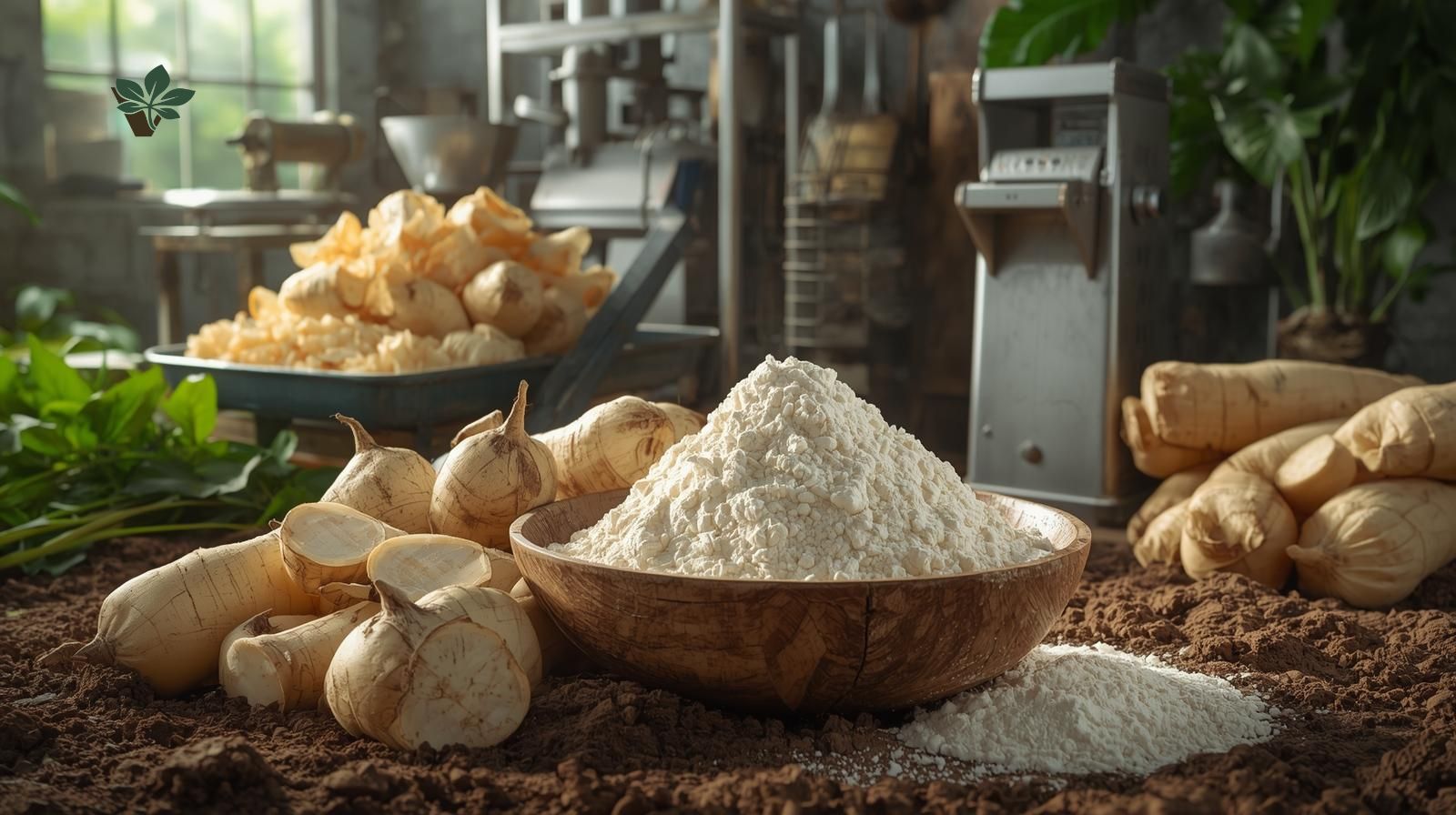 How to make flour from cassava