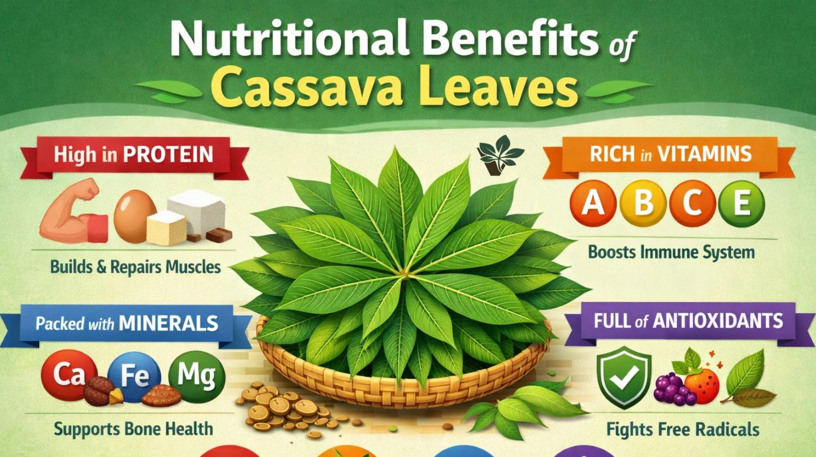 Cassava Leaves Health Benefits