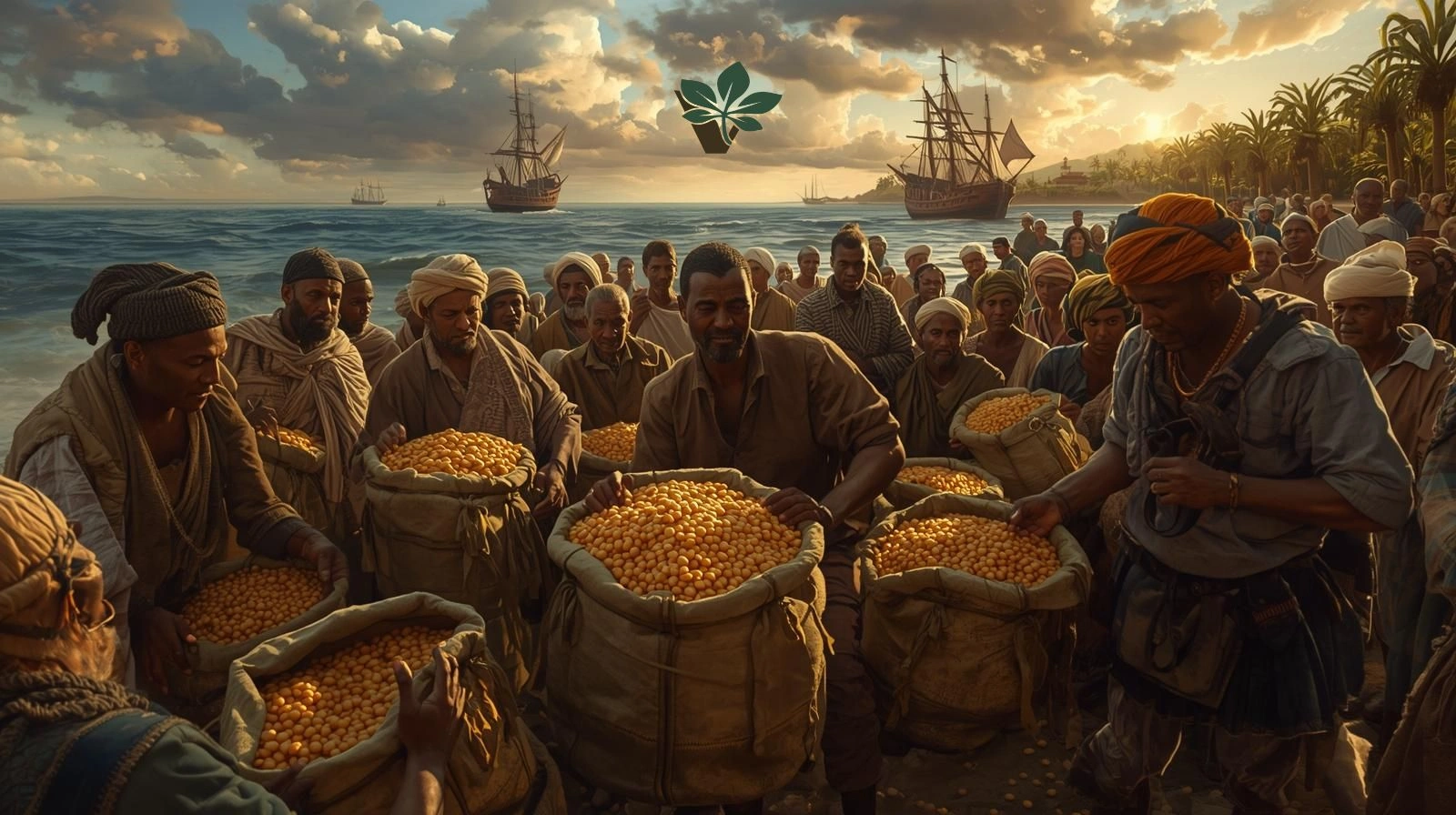 Who brought maize to Africa